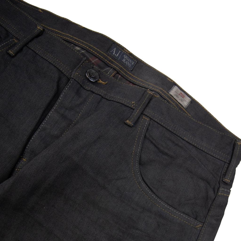 Armani Jeans J09 Straight Leg Jeans Nero