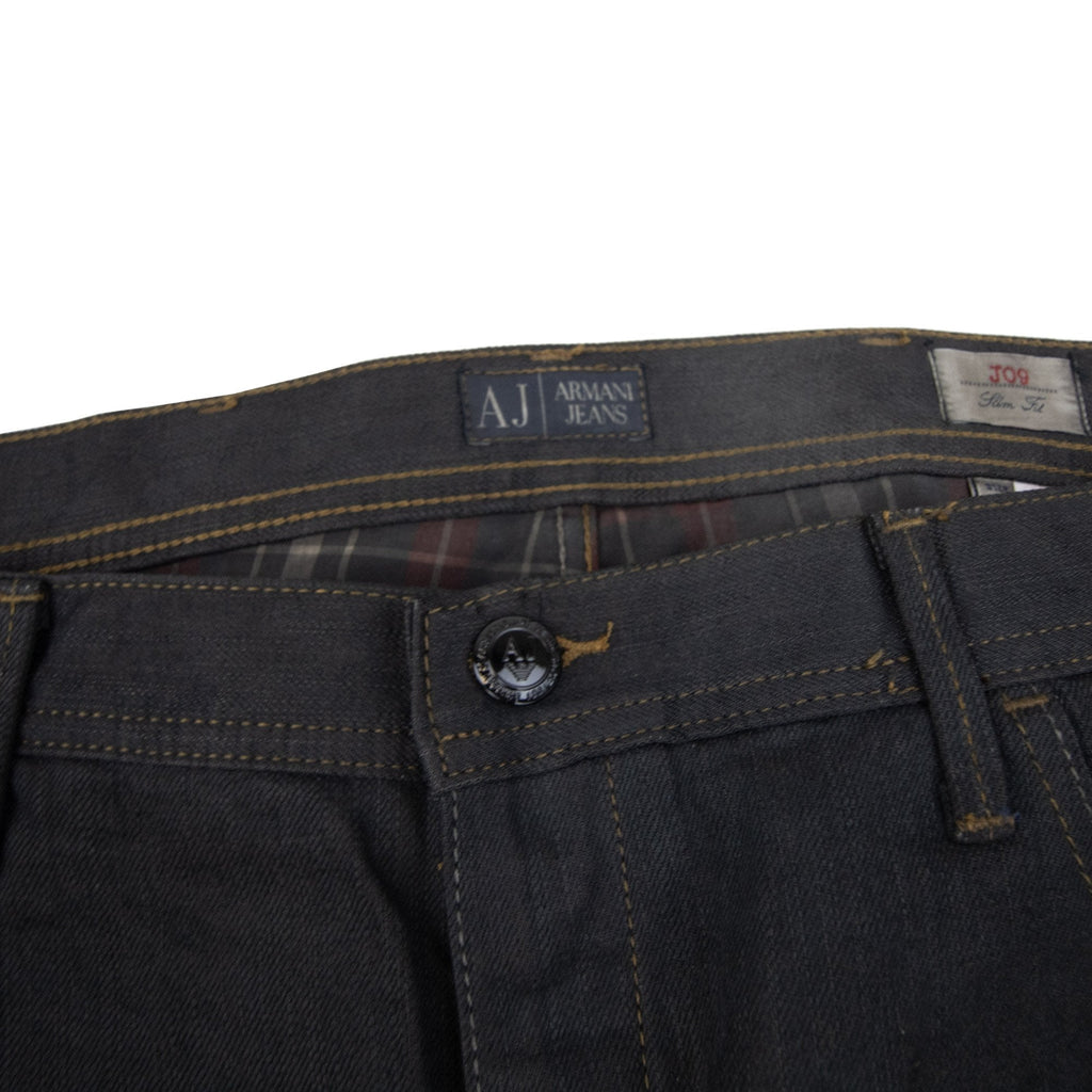 Armani Jeans J09 Straight Leg Jeans Nero