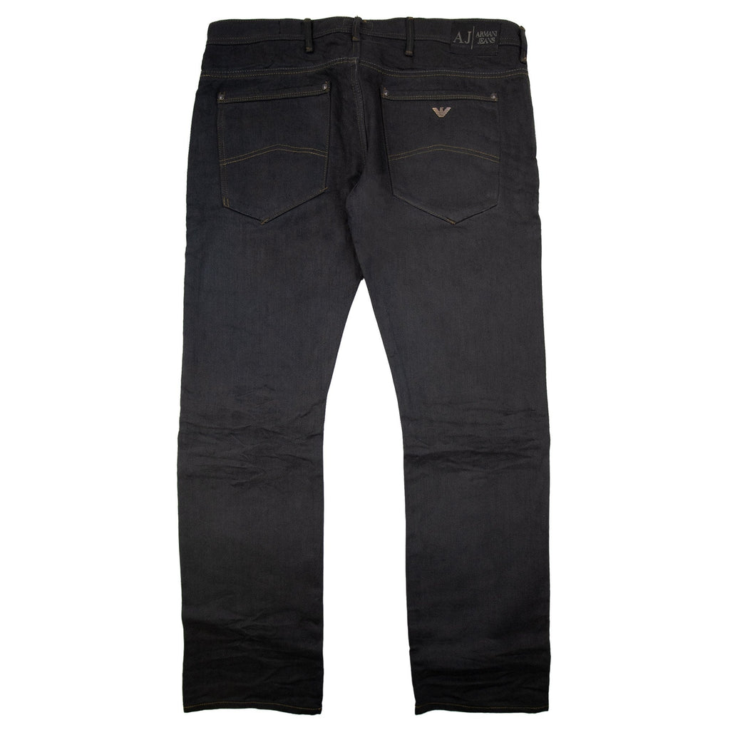 Armani Jeans J09 Straight Leg Jeans Nero