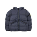 Stone Island Junior 4100017 Seamless Tunnel Nylon Down Jacket Navy V0020