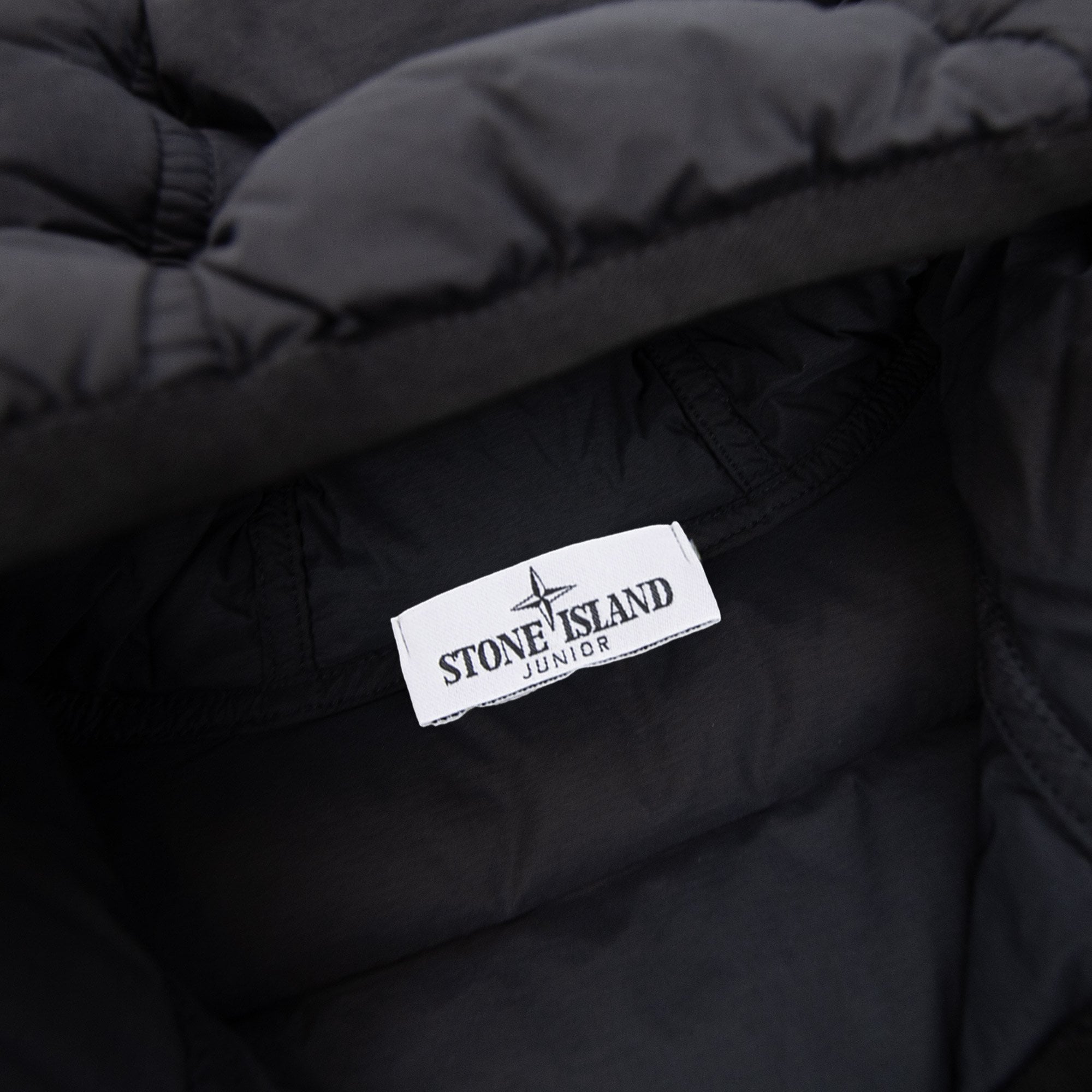 Stone Island Junior 4100017 Seamless Tunnel Nylon Down Jacket Navy V0020