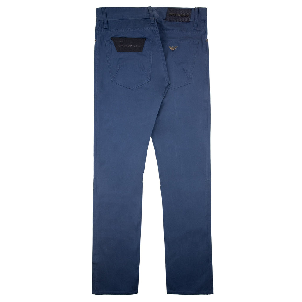 Emporio Armani J65 Metal Eagle Regular Fit Jean Blue