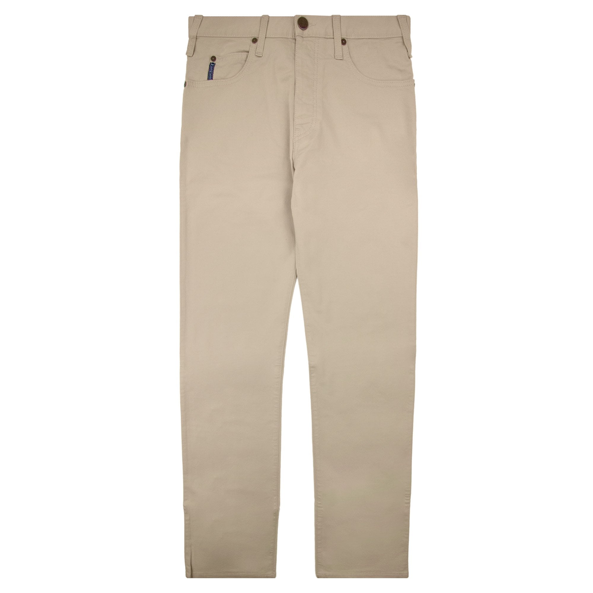 Armani Jeans J45 Slim Fit Five Pocket Jeans Beige
