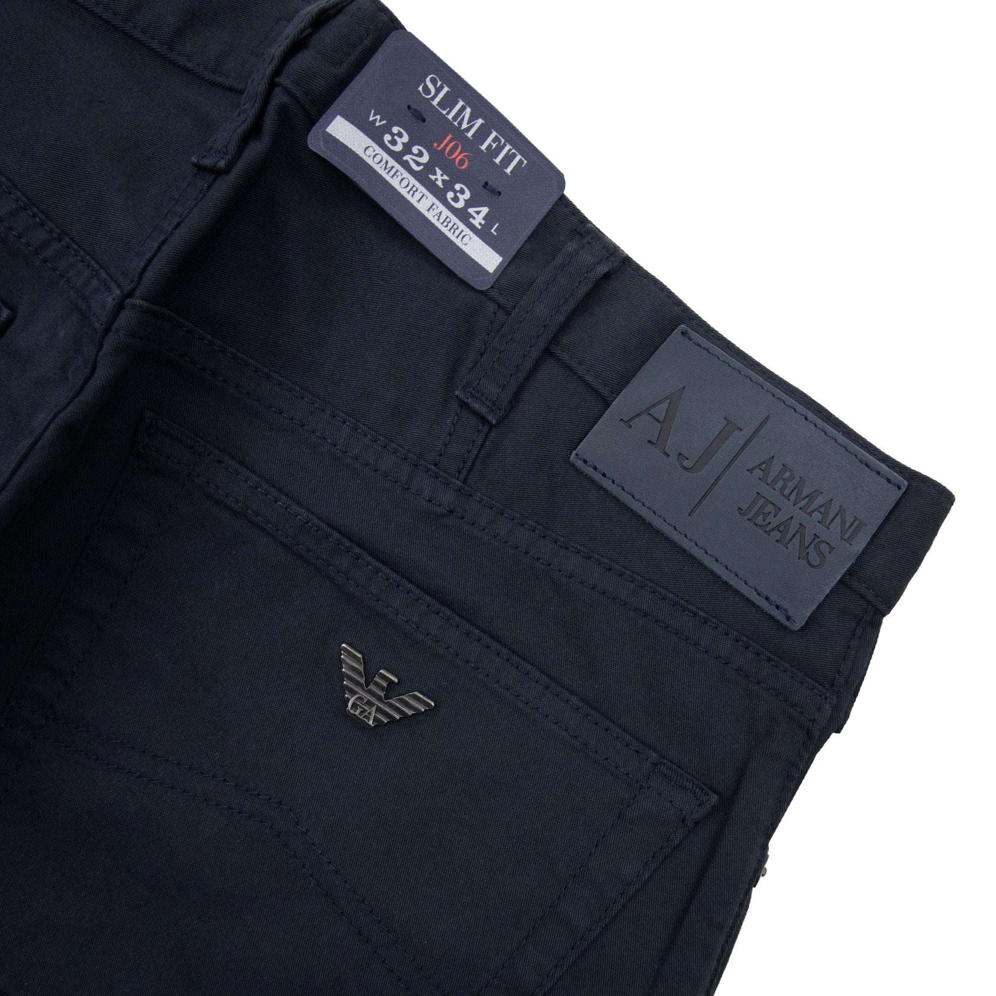 Armani Jeans J06 Slim Fit Chino Navy