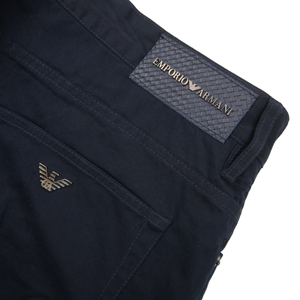 Emporio Armani J65 Metal Eagle Regular Fit Jean Navy