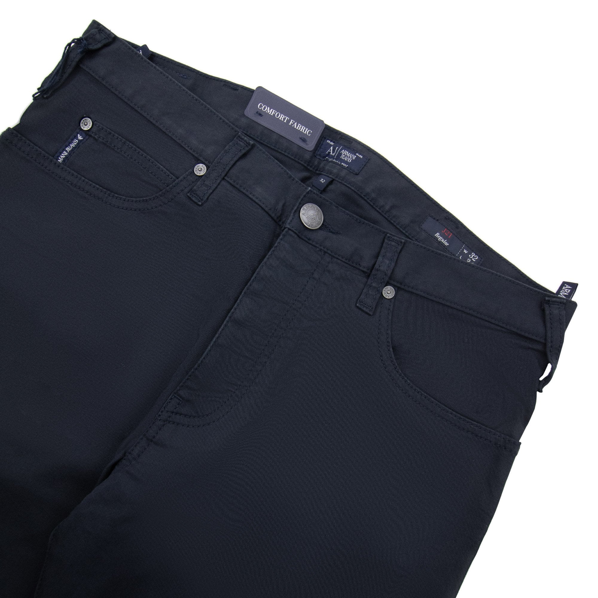 Armani Jeans J21 Regular Fit Chino Navy Blue