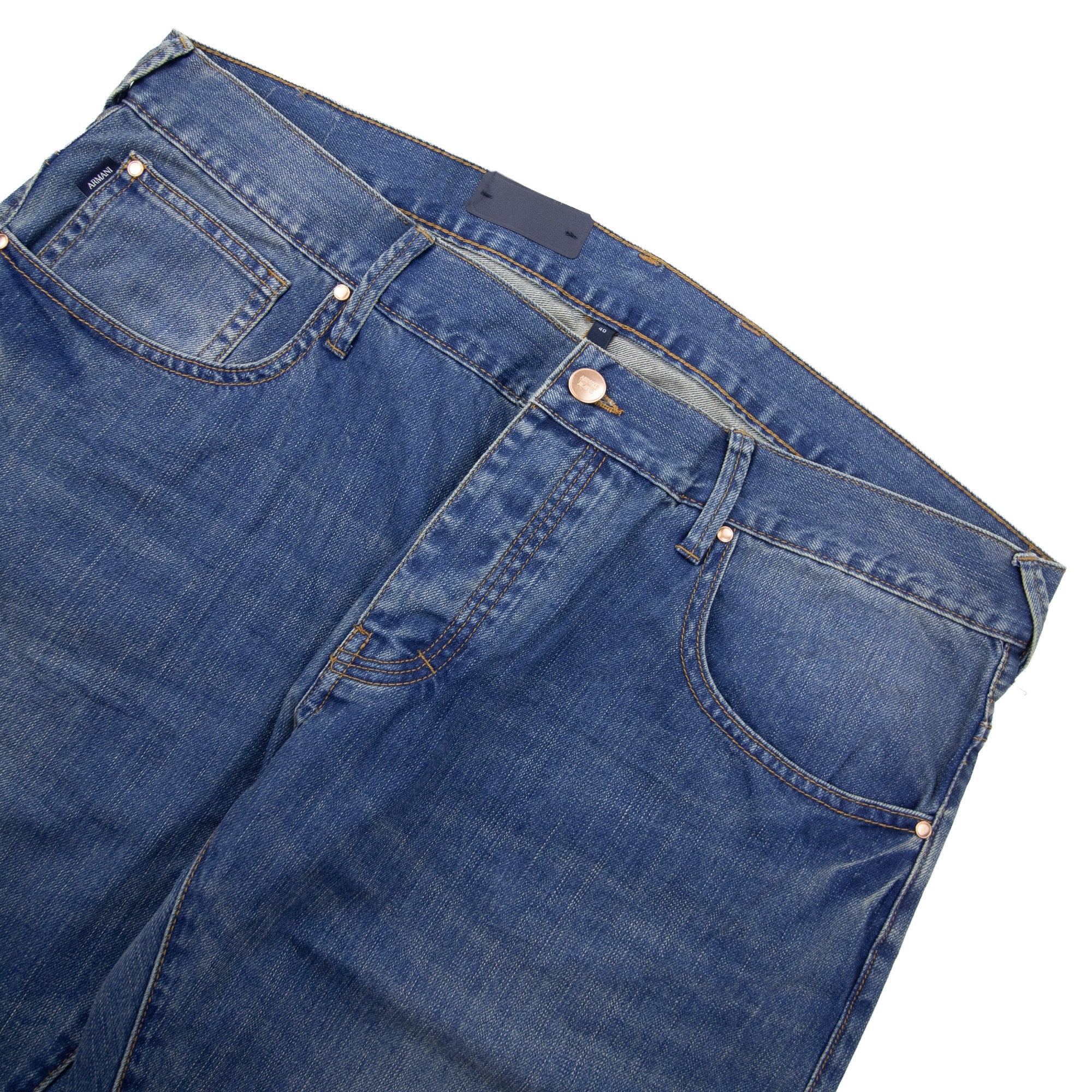 Armani Jeans Leather Badge J28 Slim Fit Jean