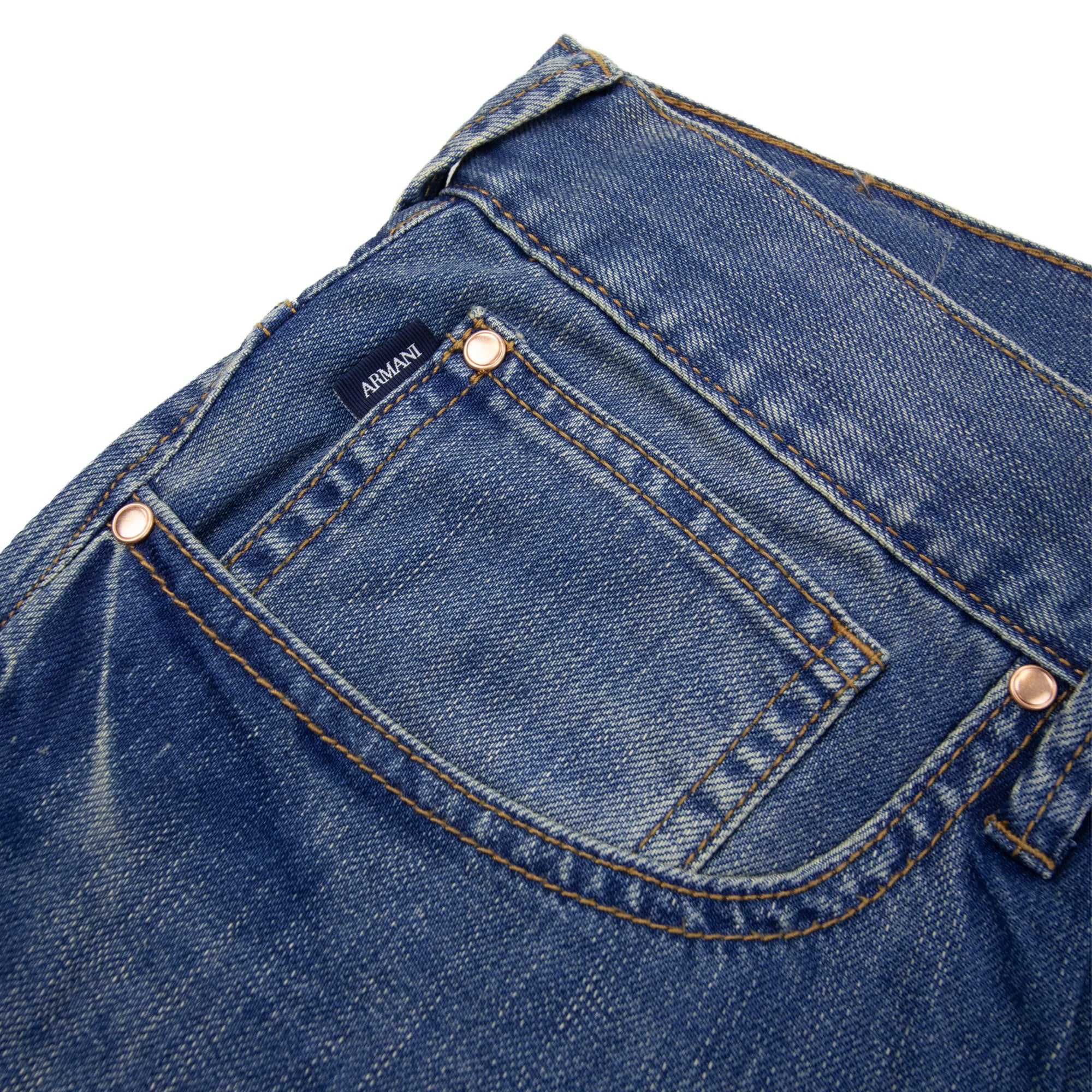 Armani Jeans Leather Badge J28 Slim Fit Jean