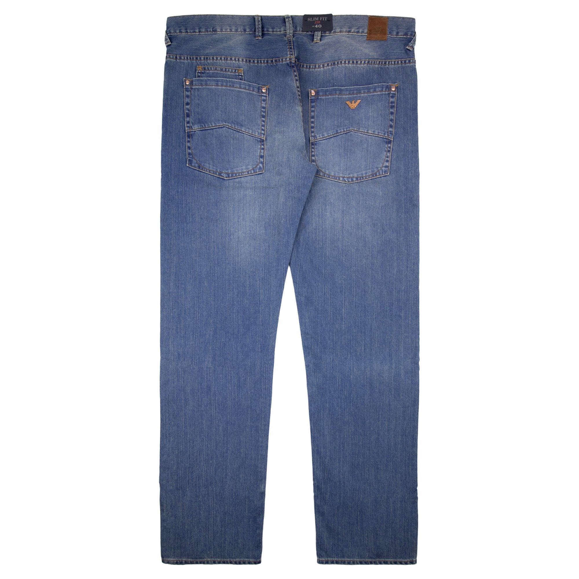 Armani Jeans Leather Badge J28 Slim Fit Jean