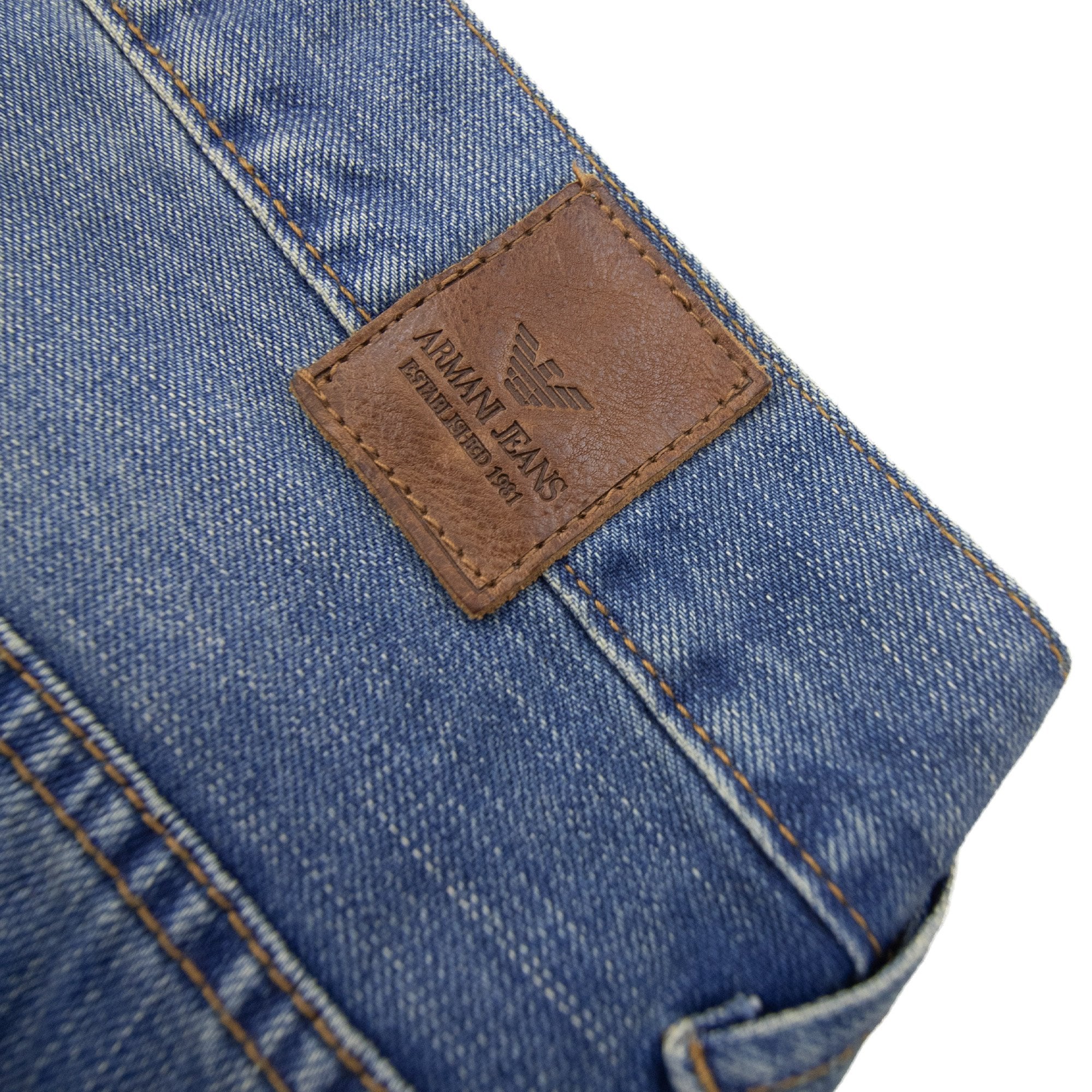 Armani Jeans Leather Badge J28 Slim Fit Jean
