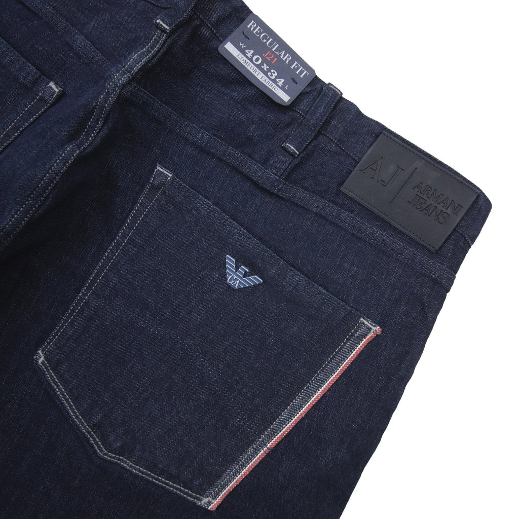 Armani Jeans J21 Regular Fit Comfort Fabric Jean Denim