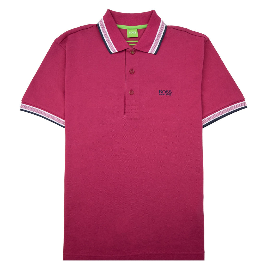 Hugo Boss Paddy Short Sleeve Polo Shirt Pink