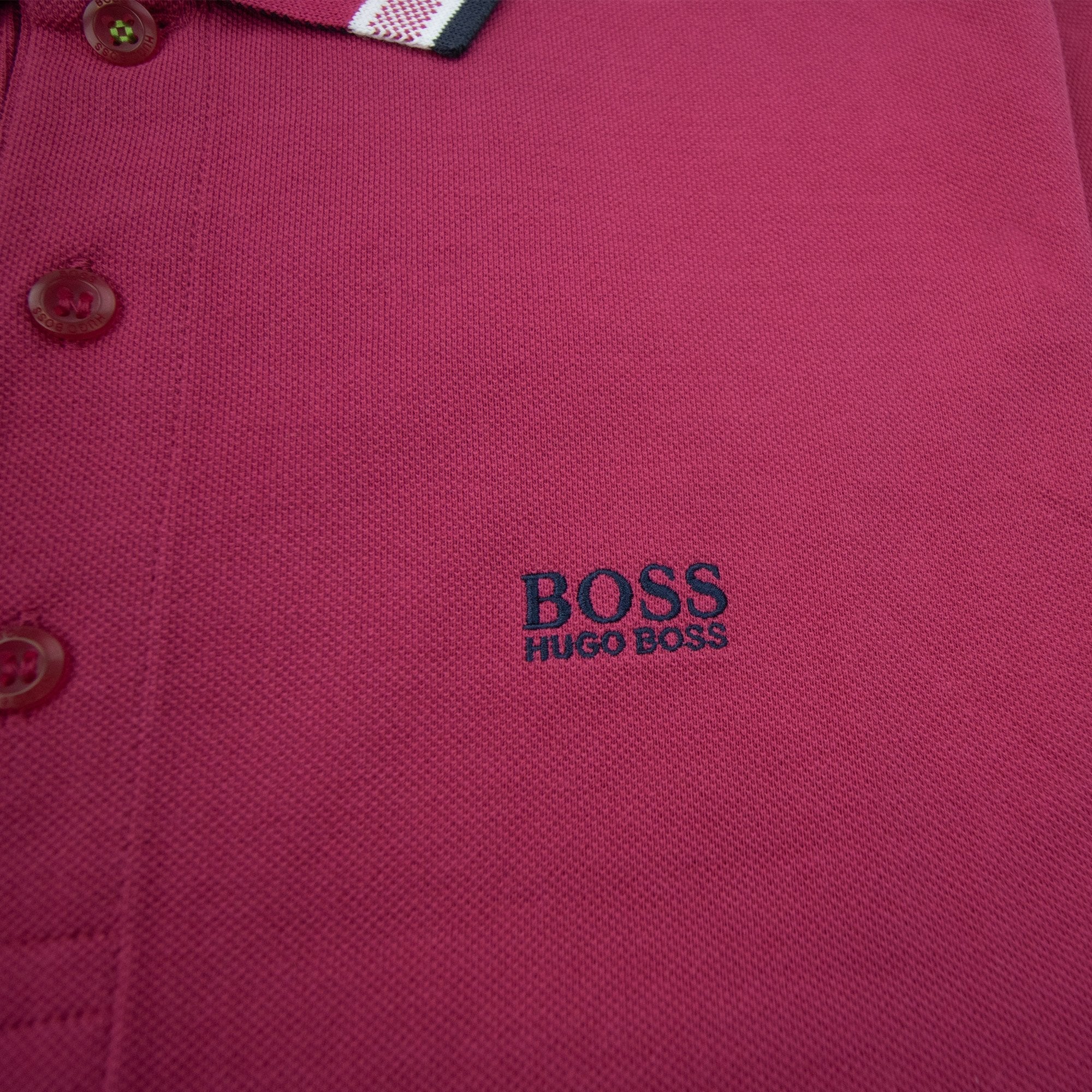 Hugo Boss Paddy Short Sleeve Polo Shirt Pink