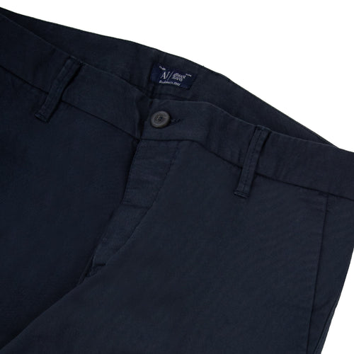 Armani Jeans Slim Fit Chino Trouser Navy SA29