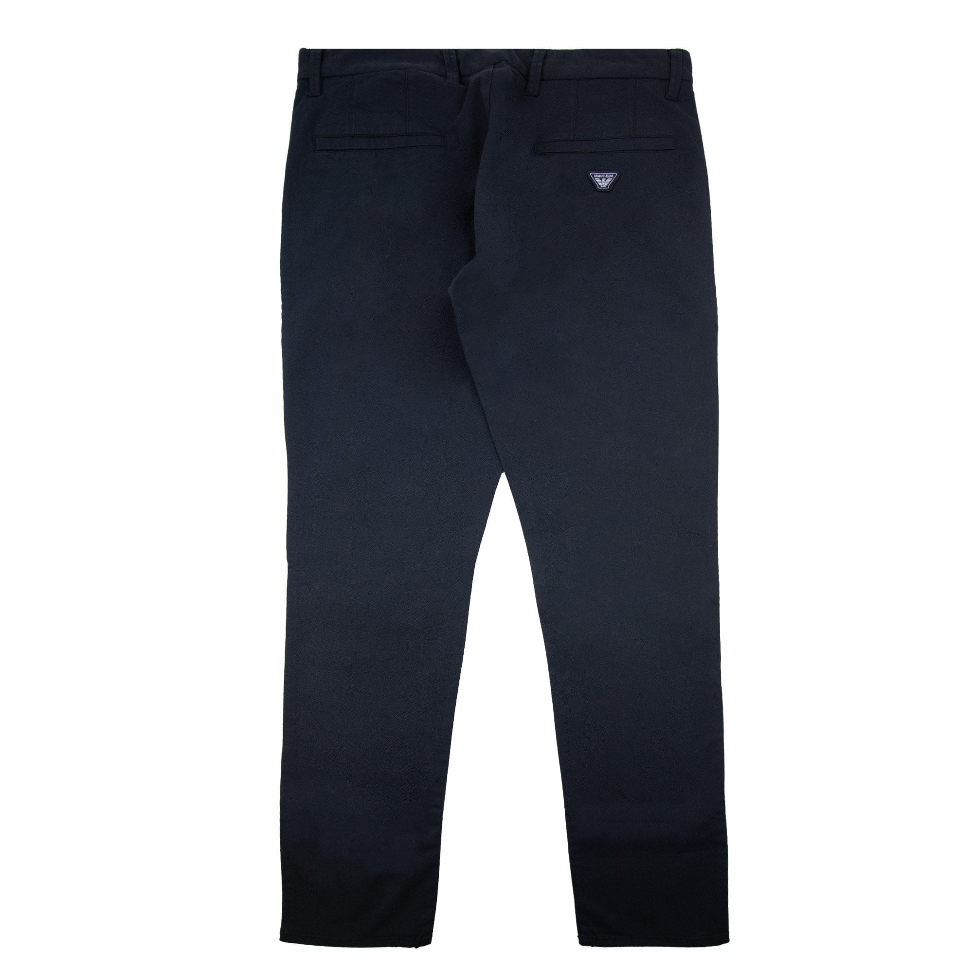 Armani Jeans Slim Fit Chino Trouser Navy SA29