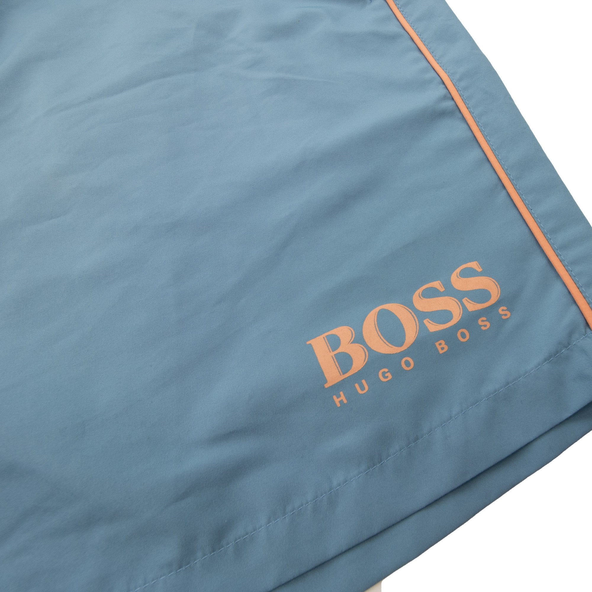 Hugo Boss Starfish Logo Swim Shorts Sky Blue