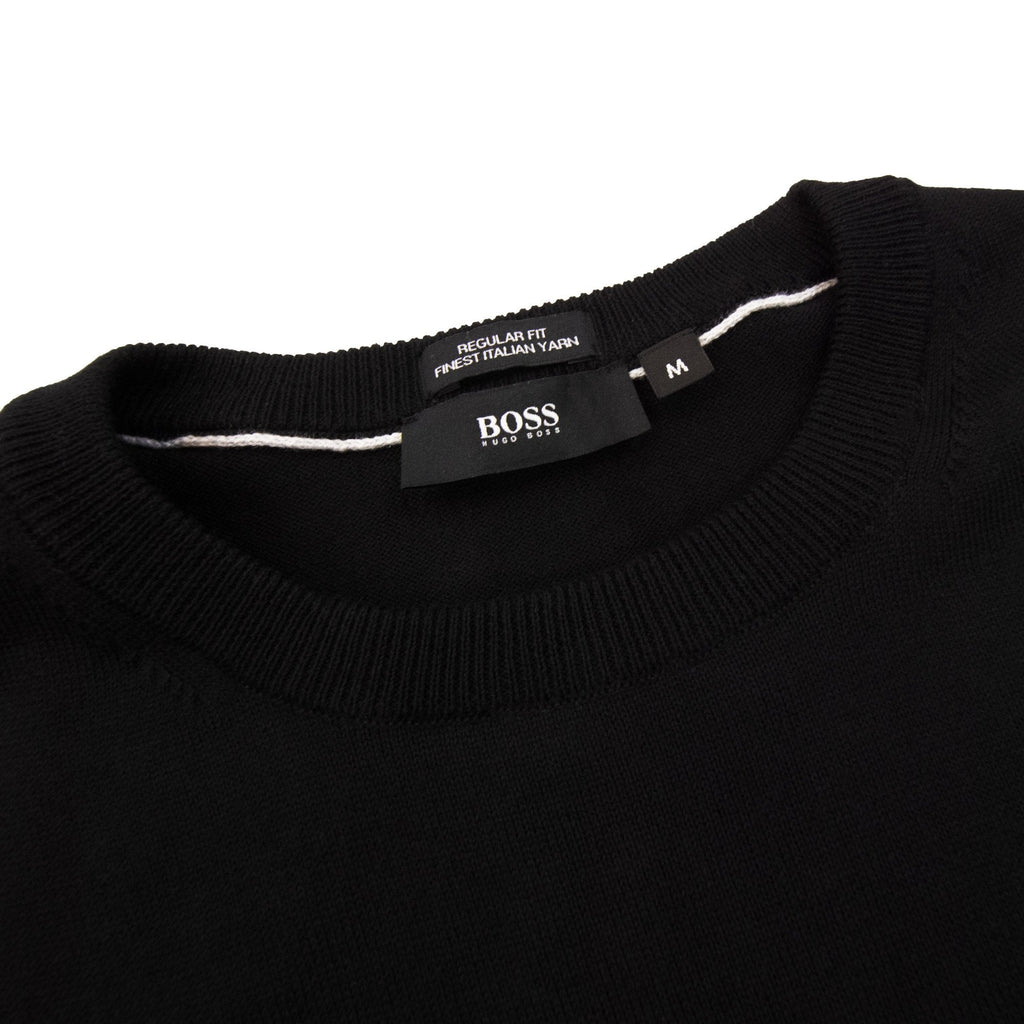 Hugo Boss Finello Knitted Sweatshirt Black