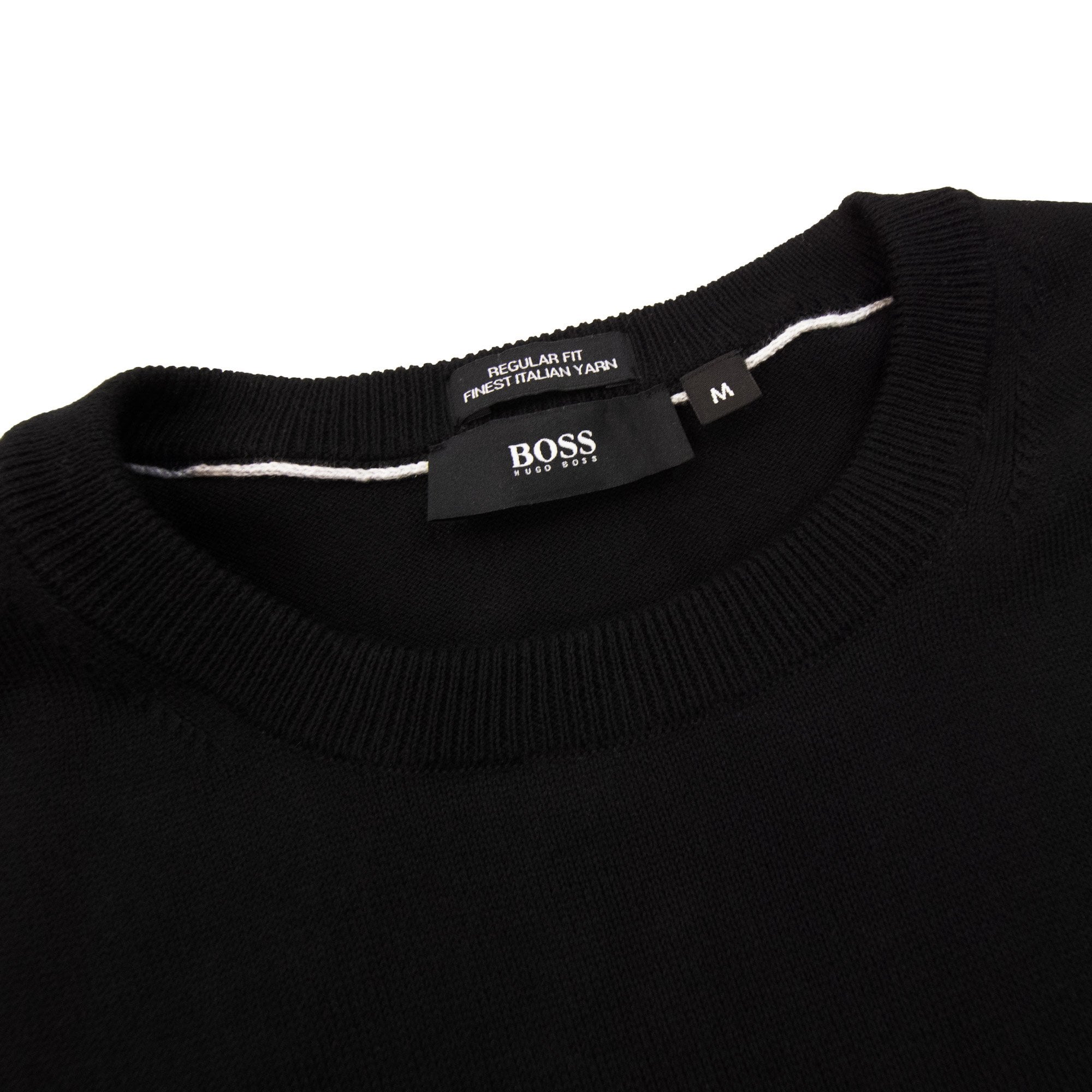 Hugo Boss Finello Knitted Sweatshirt Black