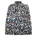 Love Moschino All Over Multi Logo Shirt White