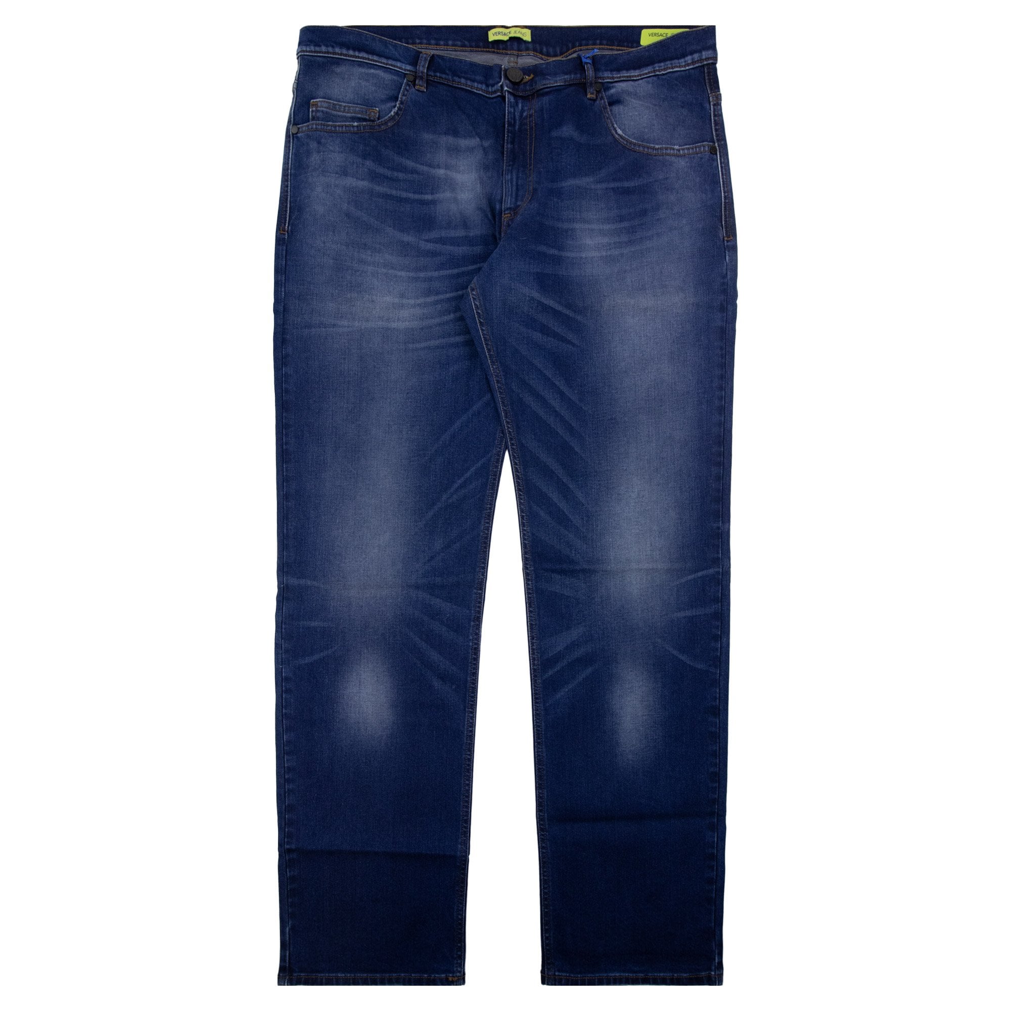 Versace Jeans Embroiderd Back Pocket Denim Jean Denim Blue