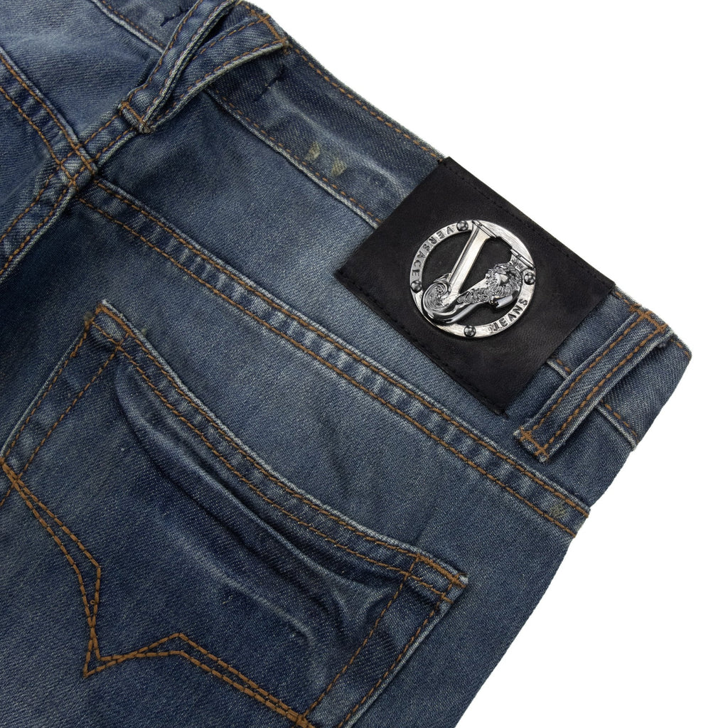 Versace Jeans Mony Regular Fit Denim Jean Dark Denim