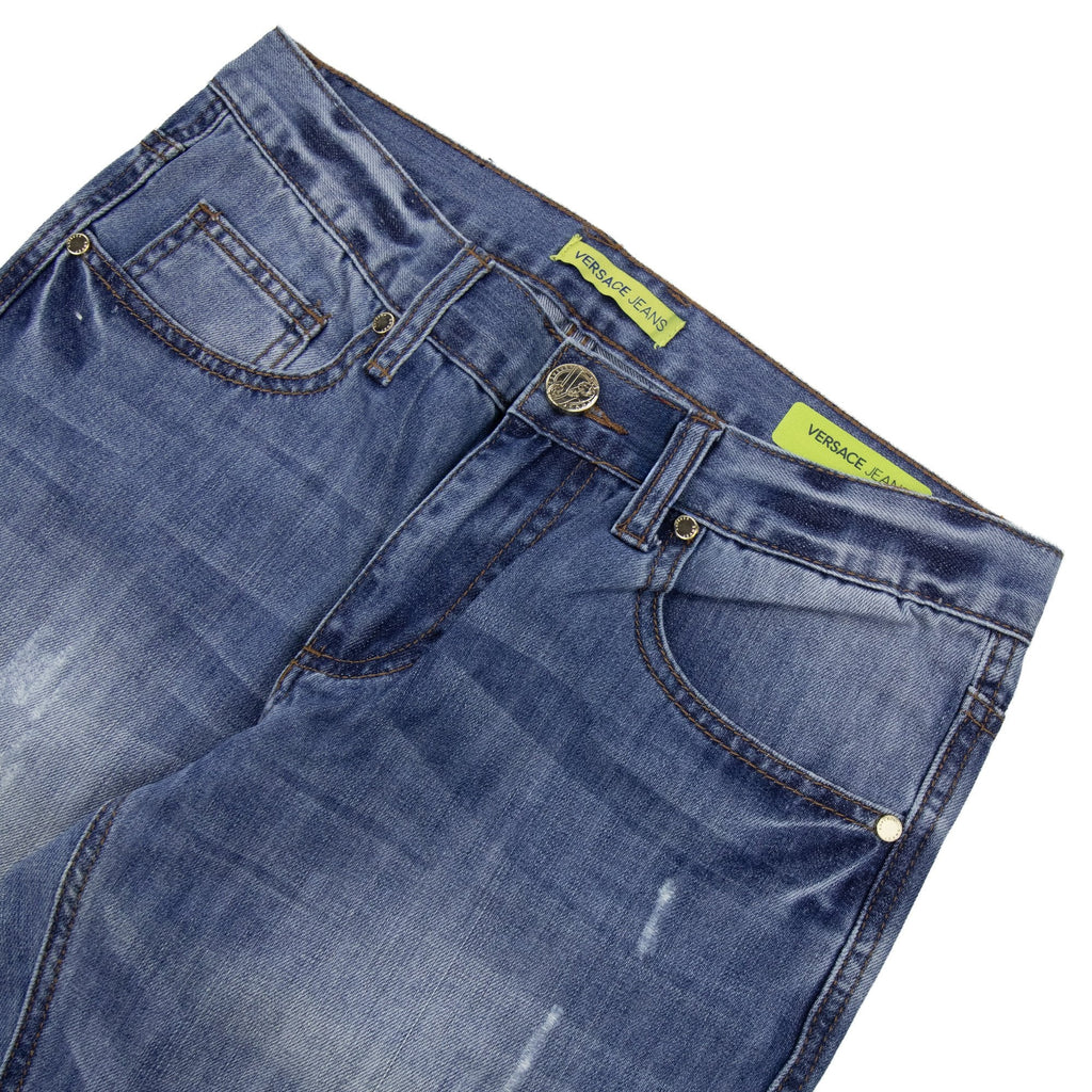 Versace Jeans Slim Fit Pocket Tiger Jean Denim Blue