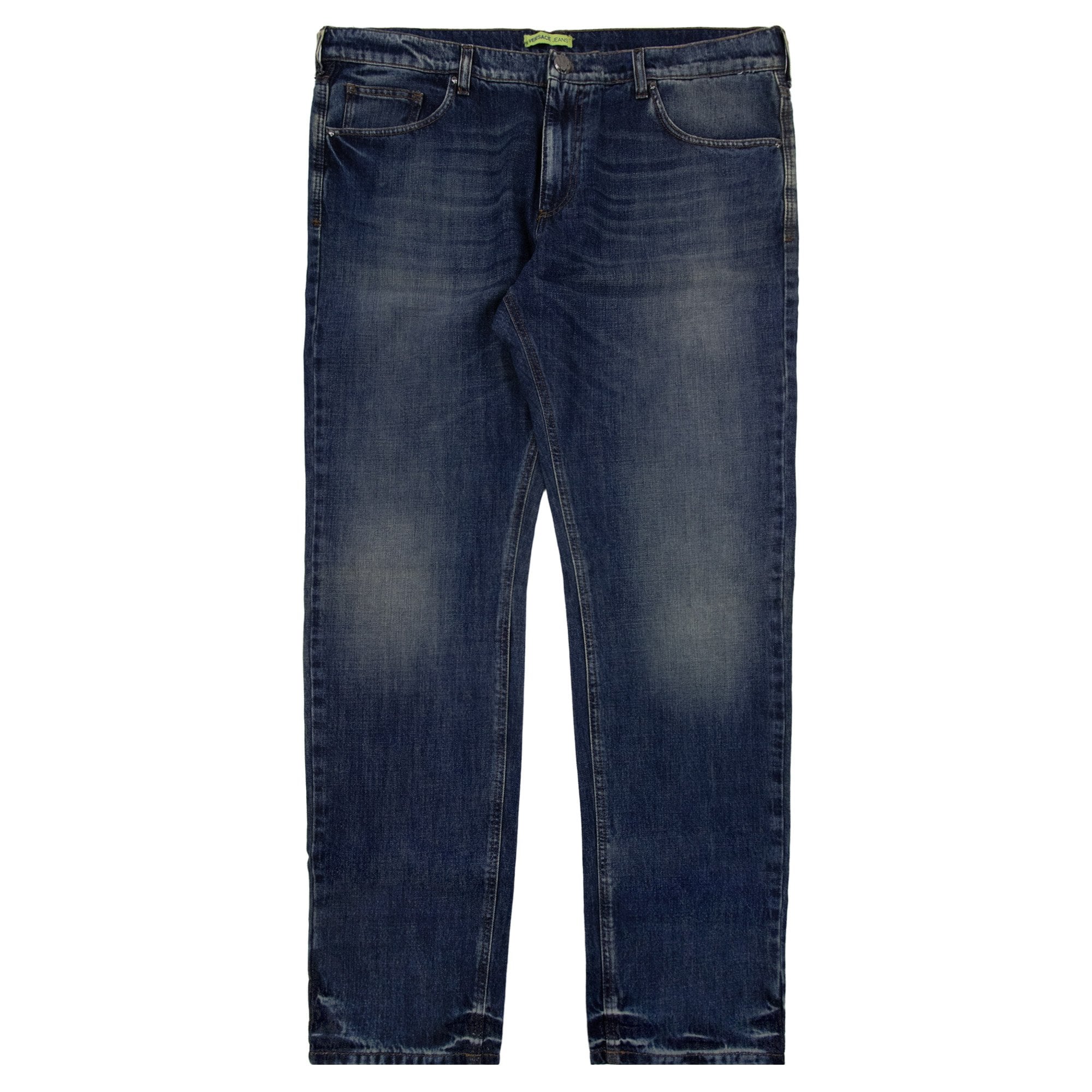 Versace Jeans Pocket Tiger Relax Fit Jean Dark Denim