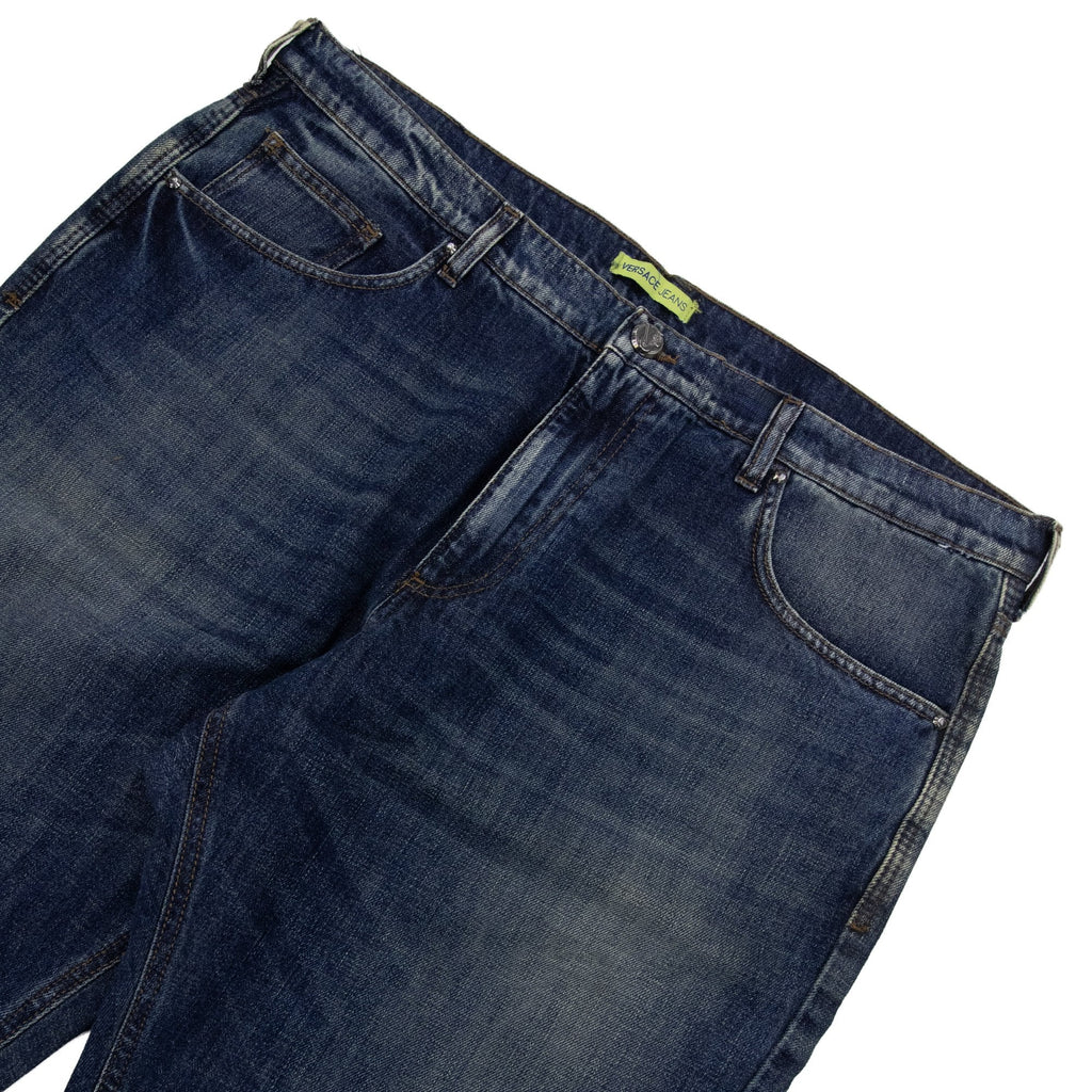 Versace Jeans Pocket Tiger Relax Fit Jean Dark Denim