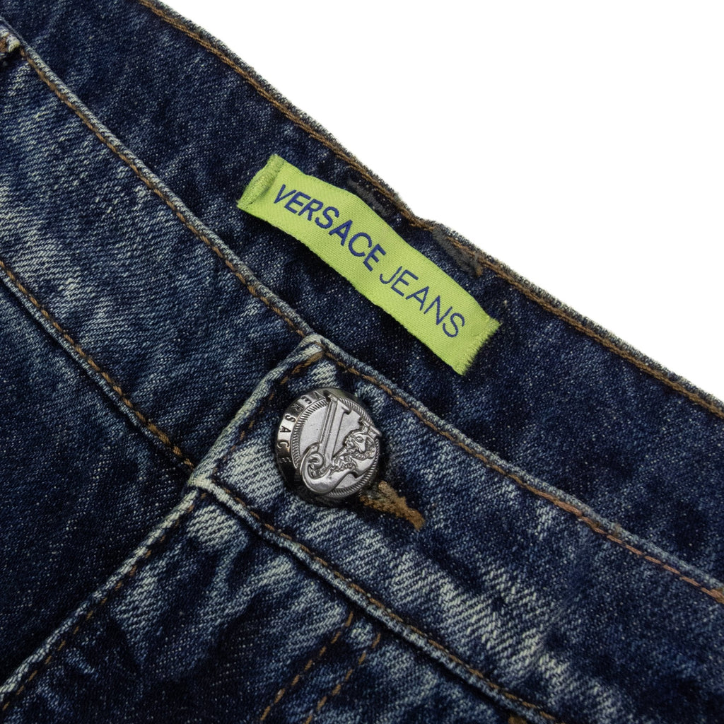 Versace Jeans Pocket Tiger Relax Fit Jean Dark Denim