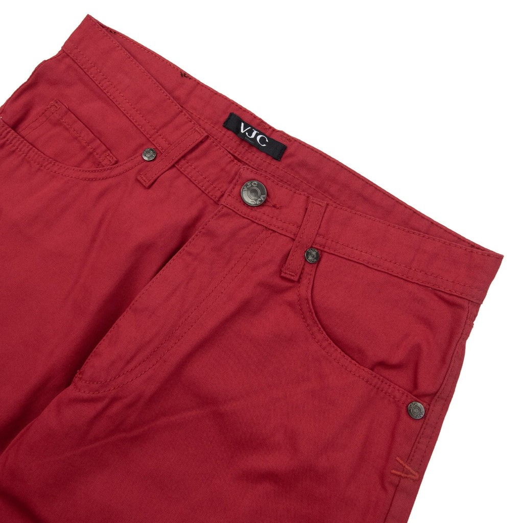 Versace Vjc Easy Fabric 5 Pocket Jeans Red