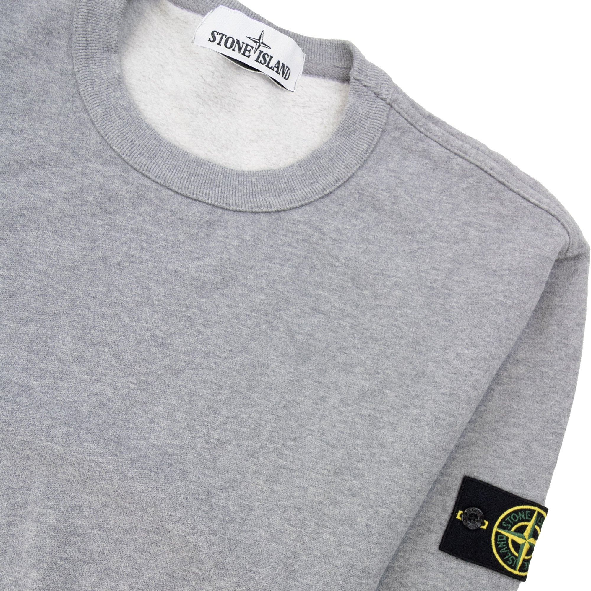 Stone Island 63051 Crewneck Sweatshirt Light Grey V0m64