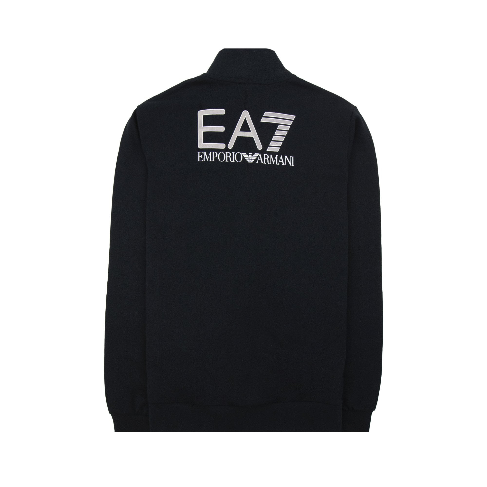 Ea7 Junior Reflective Back Logo Tracksuit Black