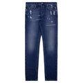 Mcq By Alexander Mcqueen Mcq Skinny Fit Ripped Jean Denim Blue