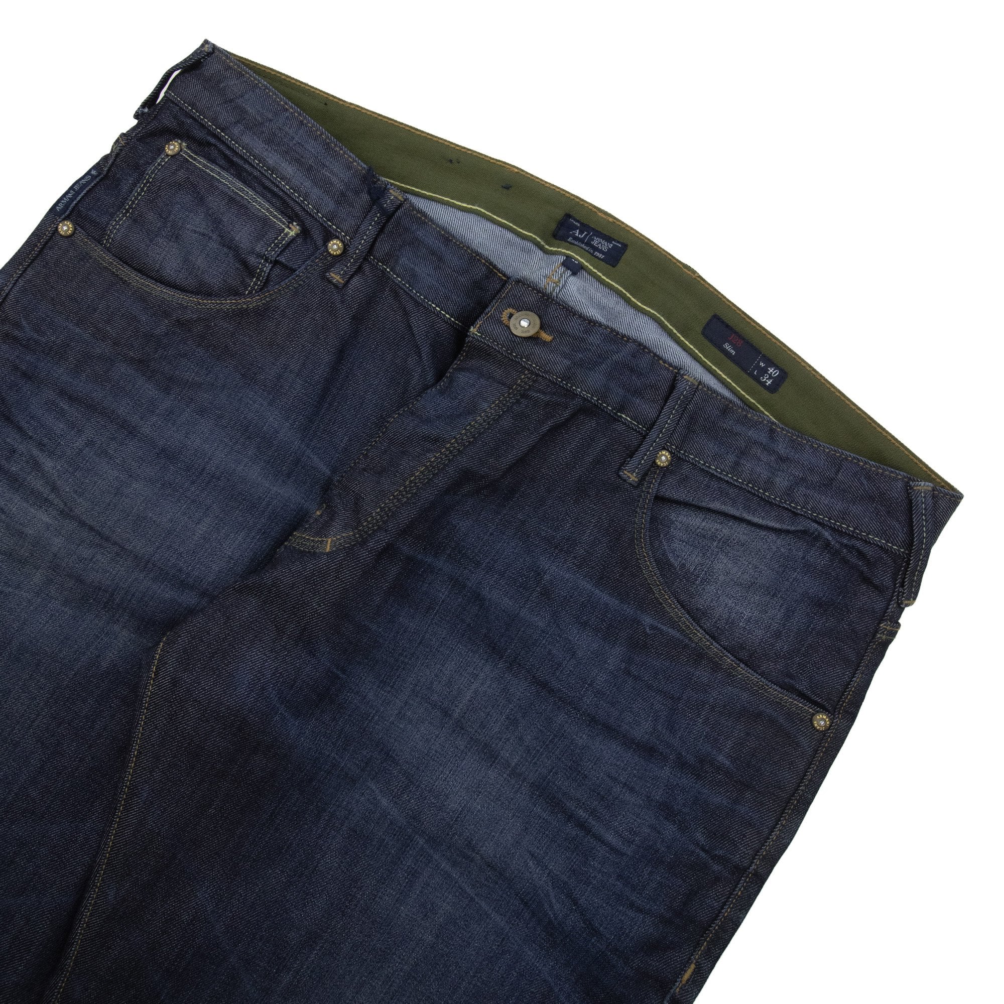 Armani Jeans J28 Comfort Fabric Slim Fit Jean Denim