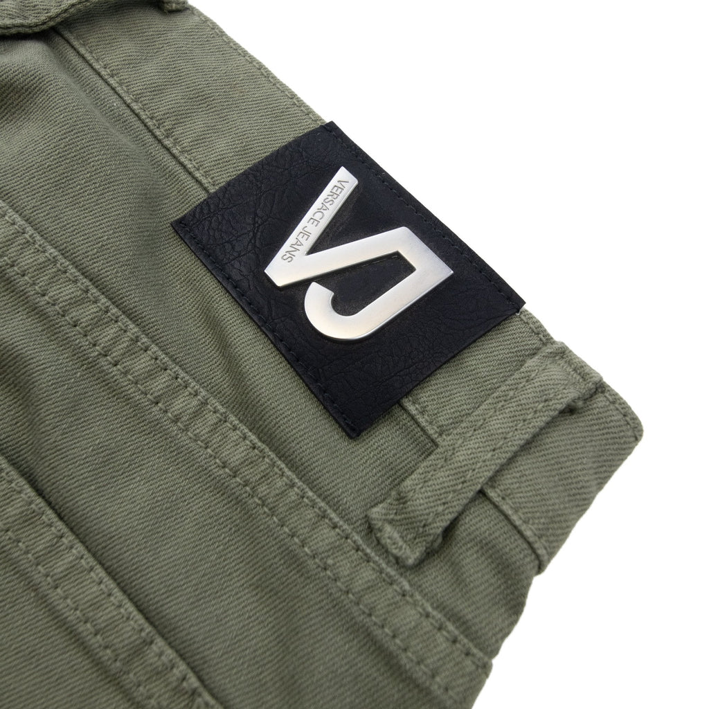 Versace Jeans Skinny Fit Logo Jeans Khaki
