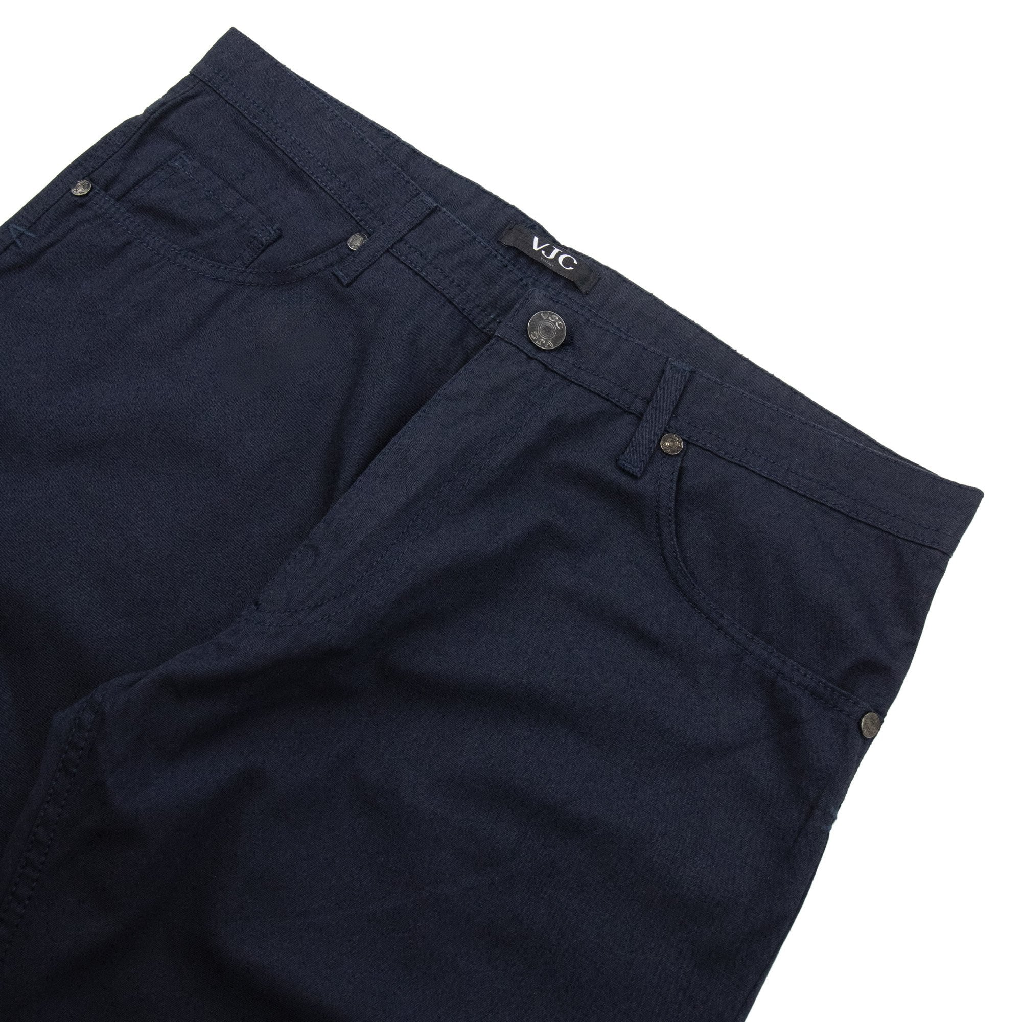 Versace Vjc Easy Fabric 5 Pocket Jeans Navy
