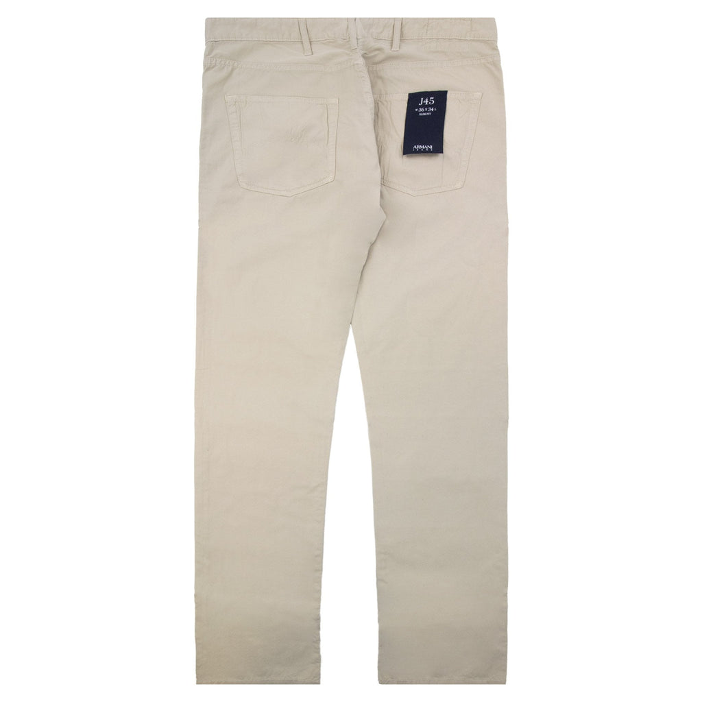 Armani Jeans J45 Slim Fit Jeans Beige