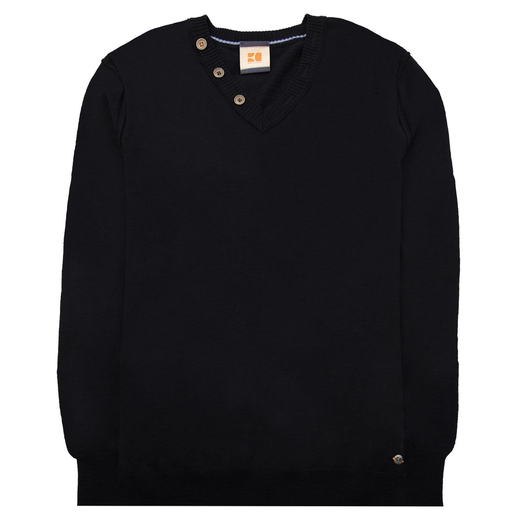 Hugo Boss Light Fleece V Neck Sweatshirt Black SA30