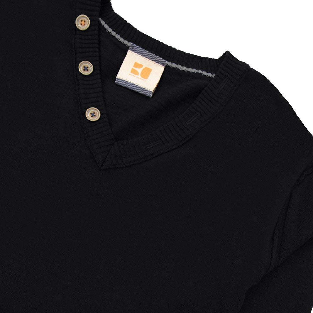 Hugo Boss Light Fleece V Neck Sweatshirt Black SA30
