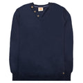 Hugo Boss Light Fleece V Neck Sweatshirt Navy