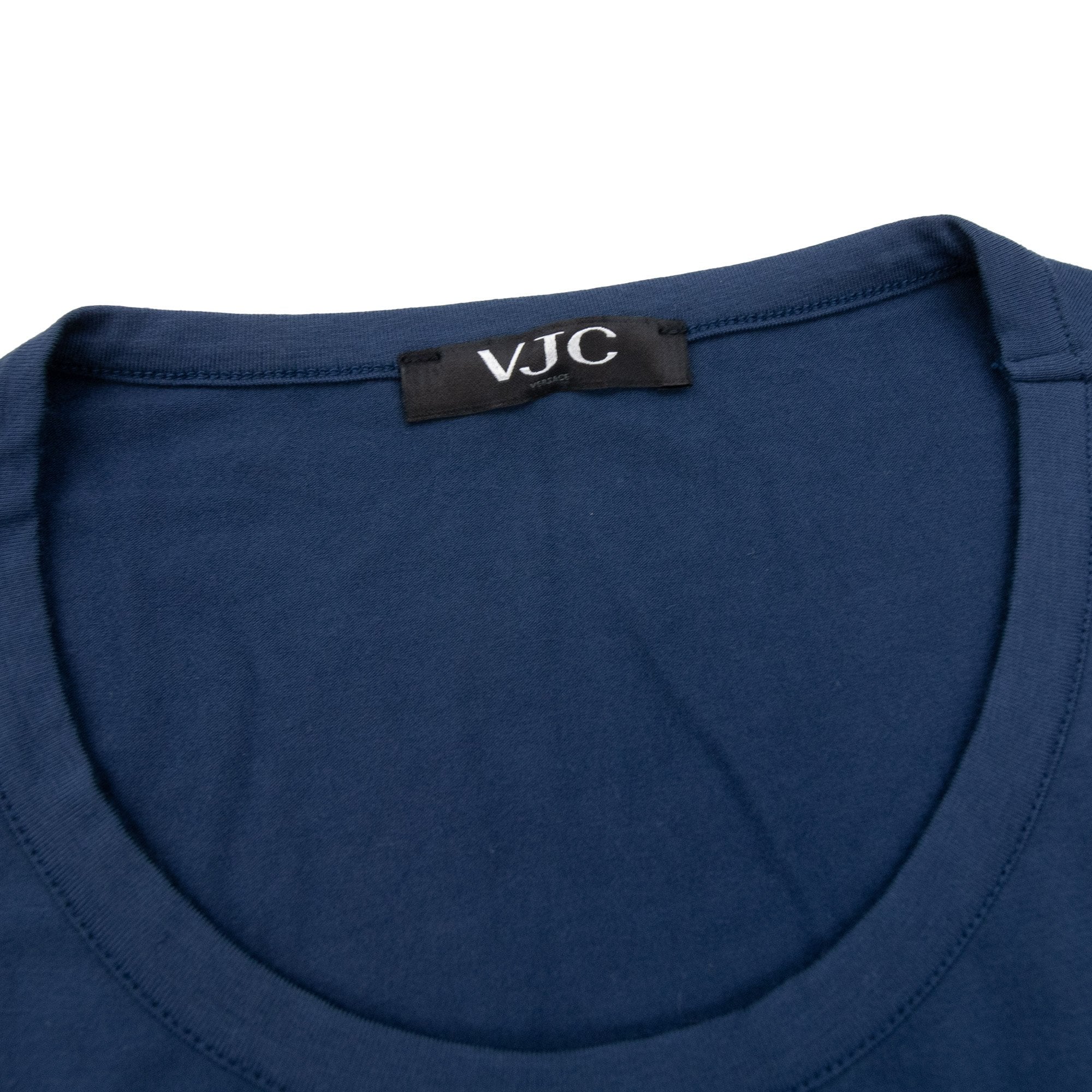 Versace Punk Loose Studs T Shirt Navy Blue