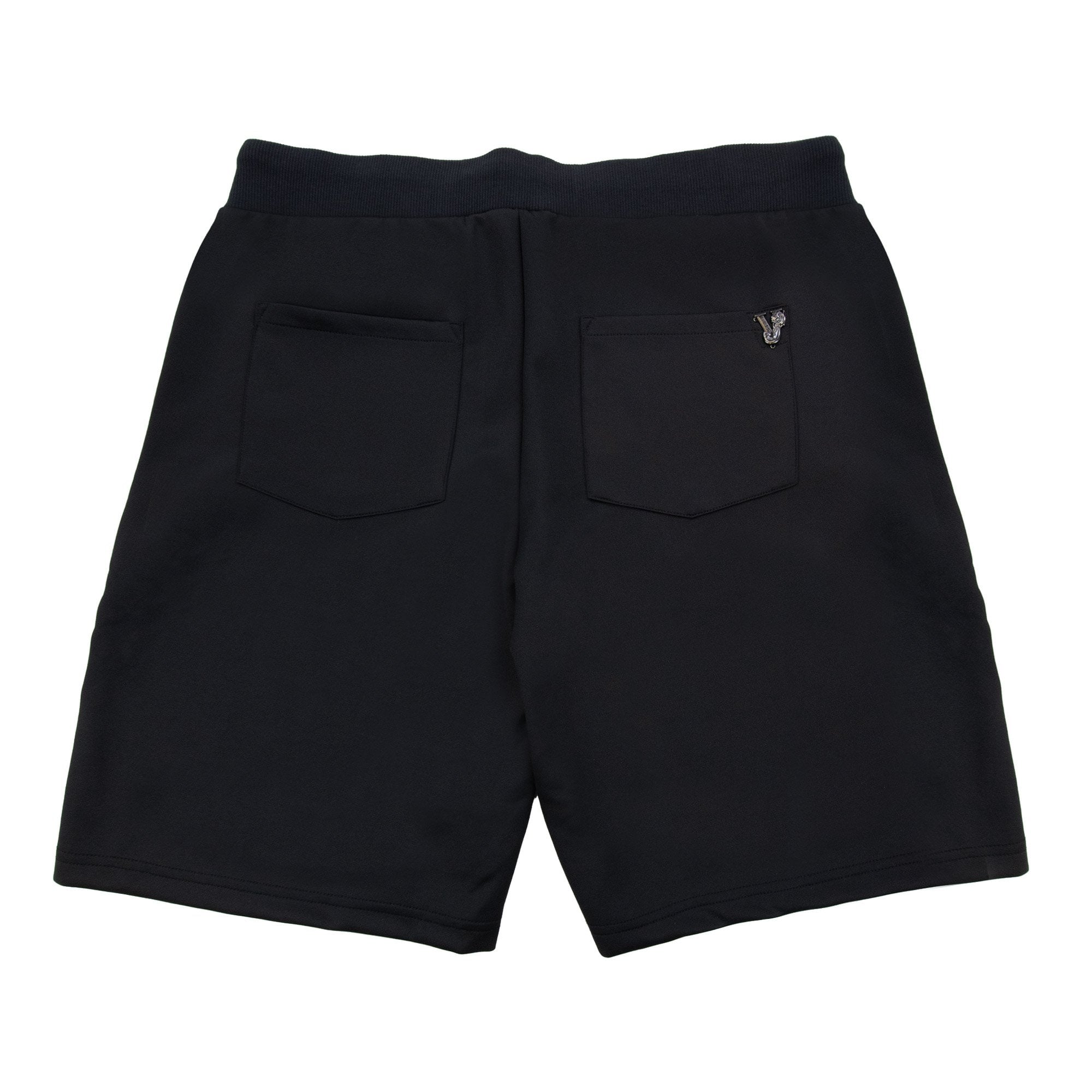 Versace Jeans Neoprene Thor Metal Logo Shorts Black