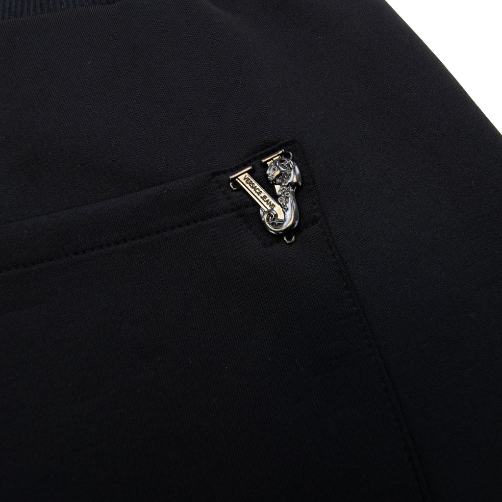 Versace Jeans Neoprene Thor Metal Logo Shorts Black