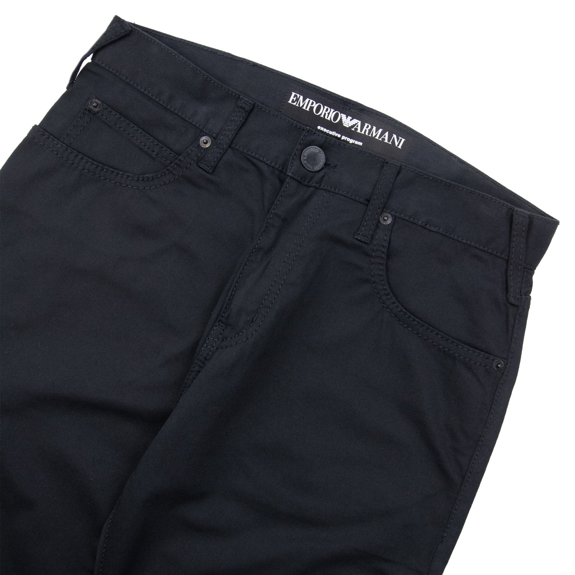 Emporio Armani J31 Regular Fit Jean Black