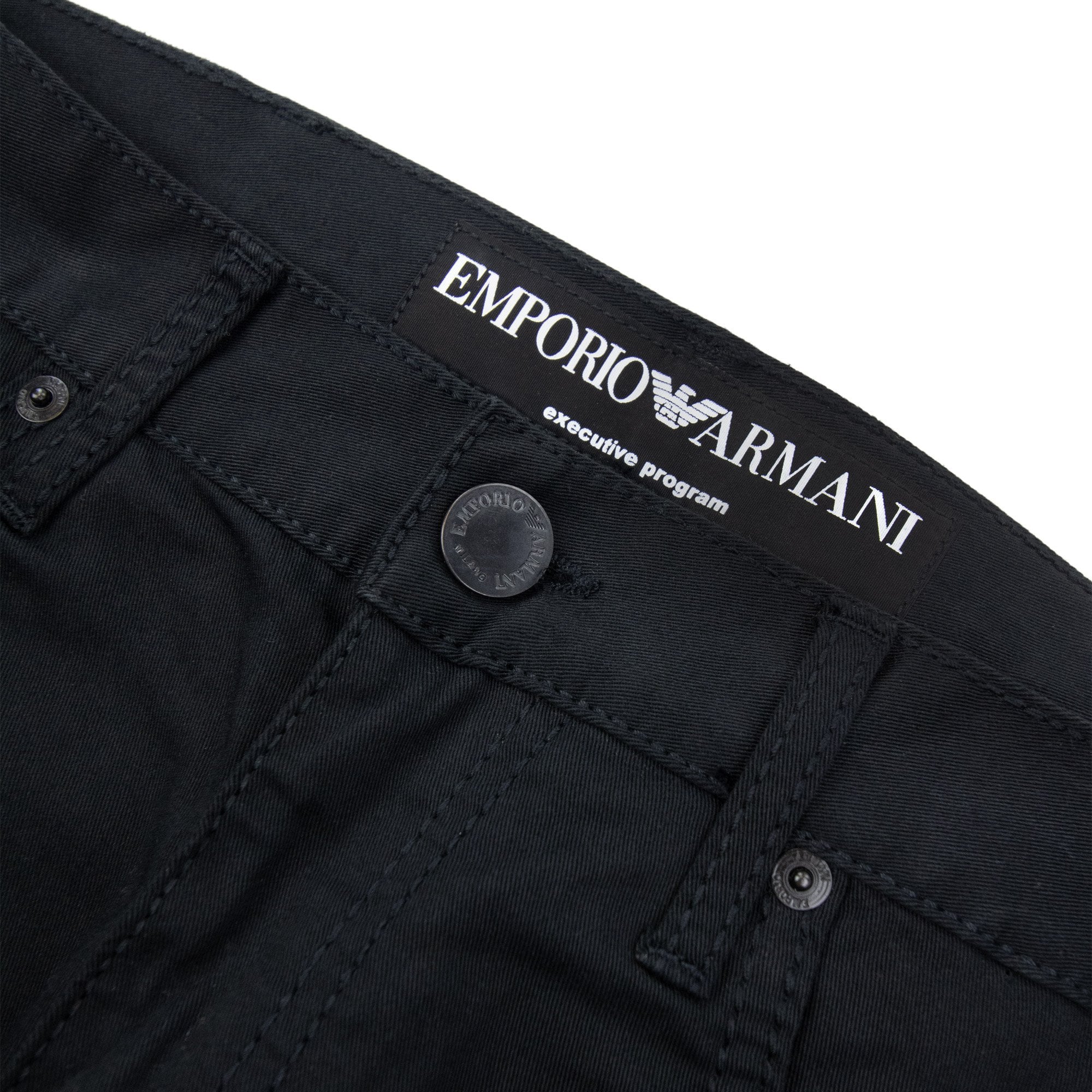 Emporio Armani J31 Regular Fit Jean Black