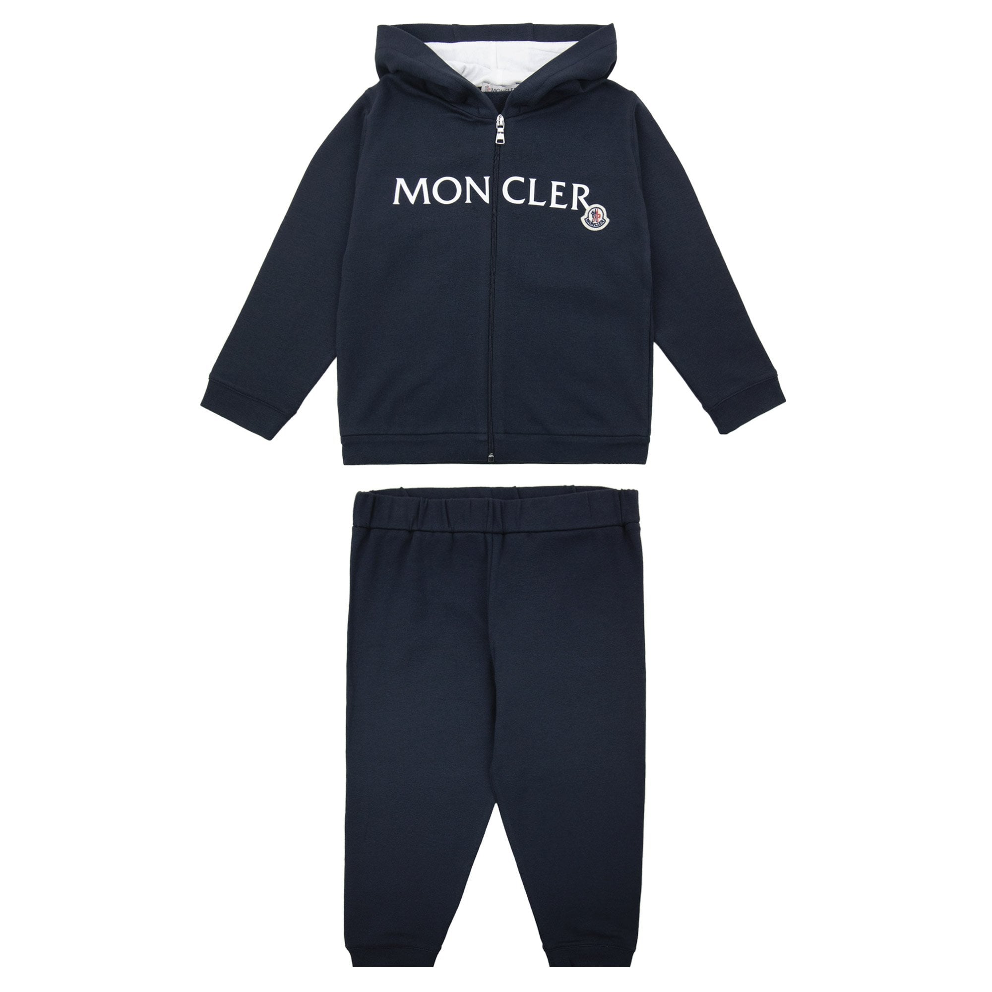 Moncler Junior Knitwear Logo Tracksuit Navy 778