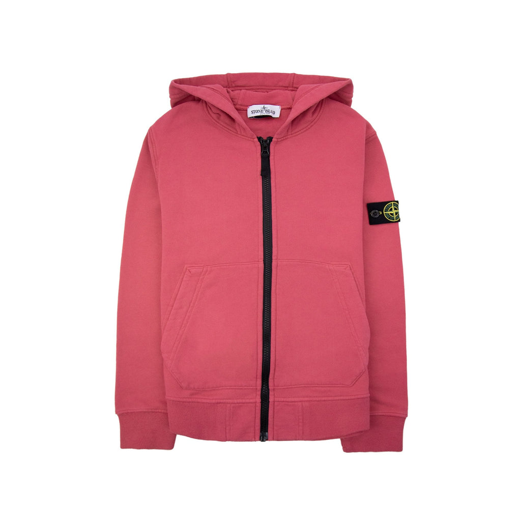 Stone Island Zip Hoody Kids Pink