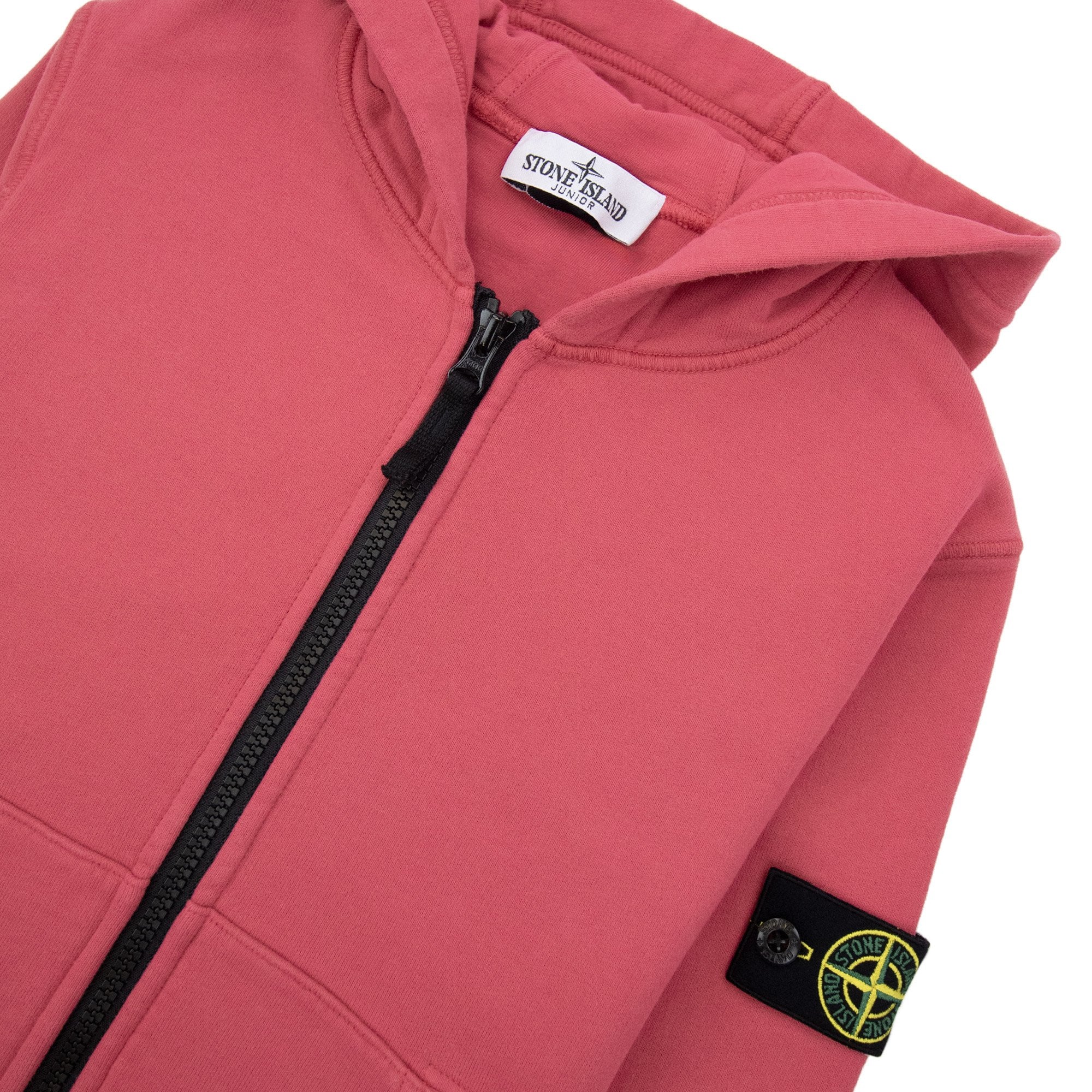 Stone Island Zip Hoody Kids Pink