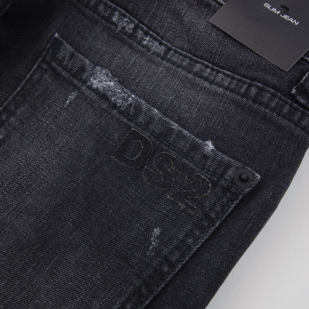 Dsquared2 Ds2 Back Pocket Slim Jean Black 900