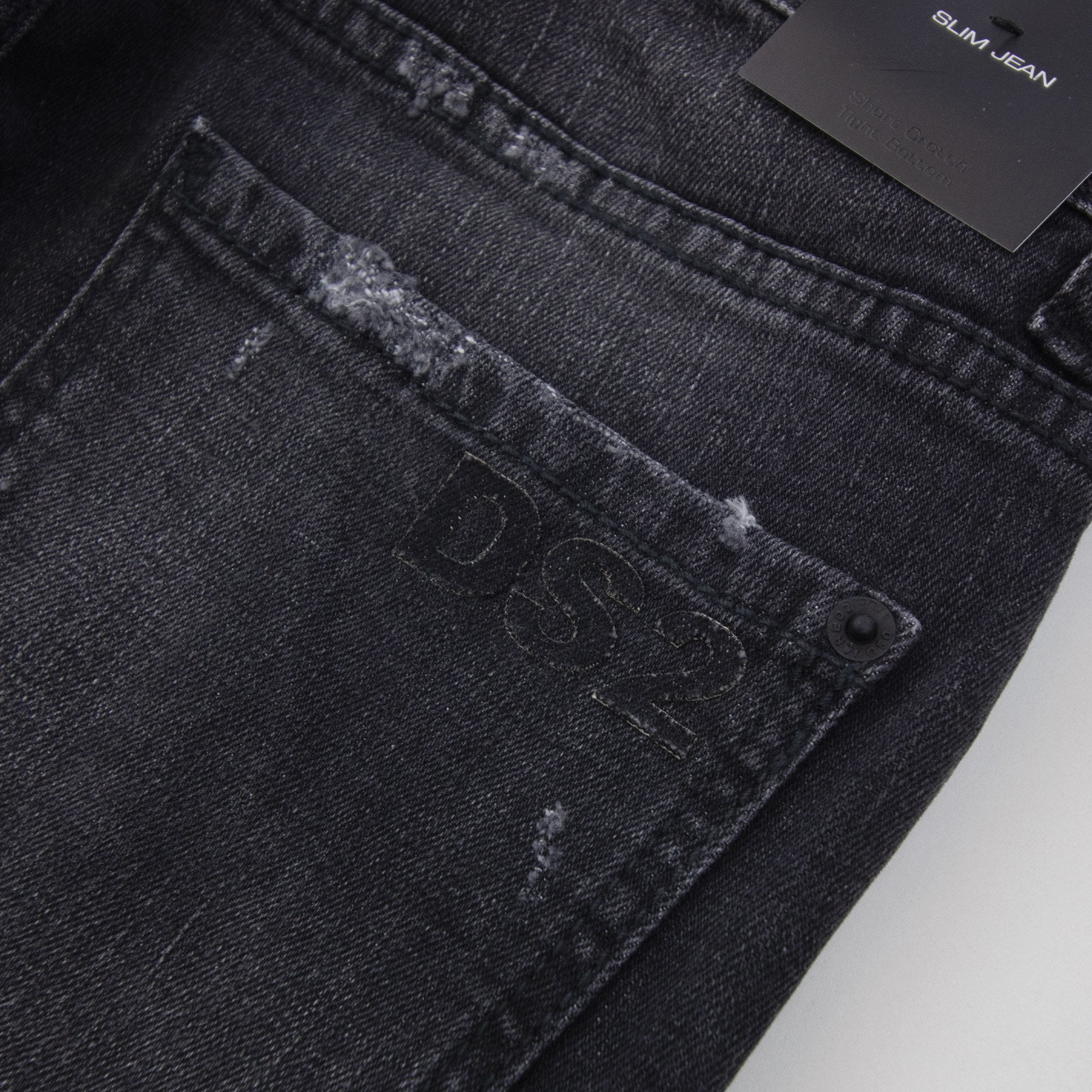 Dsquared2 Ds2 Back Pocket Slim Jean Black 900